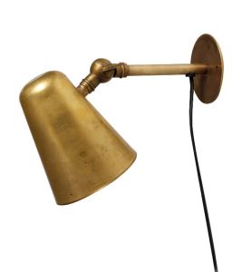 Vägglampa Råmässing H Skjalm P Vala 30cm