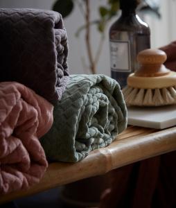 Handduk Diamond Grön 50x70cm Nina Royal