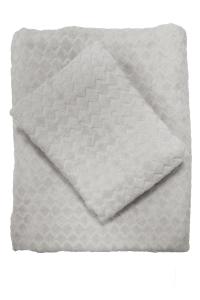 Handduk Diamond Ljusgrå 50x70cm Nina Royal