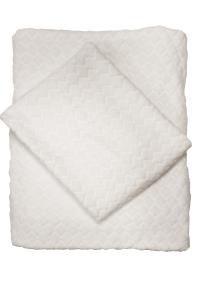 Handduk Diamond Vit 50x70cm Nina Royal