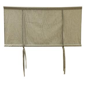 Hissgardin Randig Mörkgrön Anna 100x90cm Redlunds