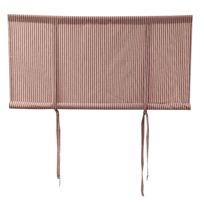 Hissgardin Randig Röd Anna 140x90cm Redlunds at lavanille