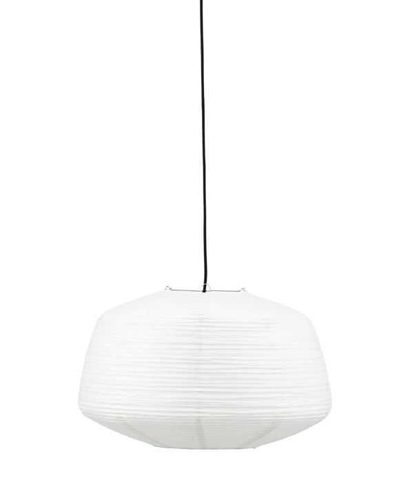 House Doctor Bidar Lampskärm Vit 50cm at lavanille