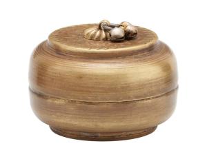 House Doctor Linna Förvaring Med Lock Mässing