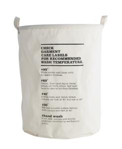 House Doctor Wash Instructions Tvättpåse Vit/Svart