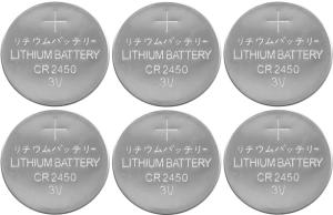 Star Trading Batteri CR2450 Lithium 3V 6-Pack