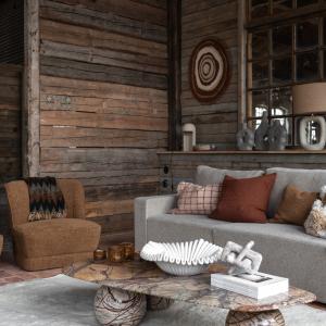 Jakobsdals Aurora Plaid Pläd Svart/Brun 130x170cm