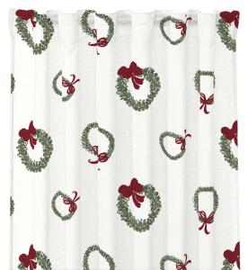 Julgardin Redlunds Noella Vit 140x250cm 2-Pack