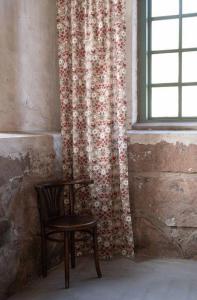 Julgardin Röd 2-Pack Fondaco Julefrid 115x250cm