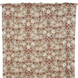 Julgardin Röd 2-Pack Fondaco Julefrid 115x250cm