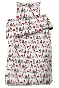 Jul Påslakanset Noel Vit 150x210cm Redlunds