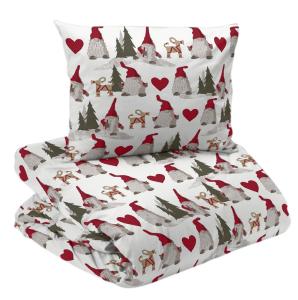 Jul Påslakanset Noel Vit 150x210cm Redlunds