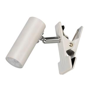 Klämlampa Mini Vit 13cm Oriva