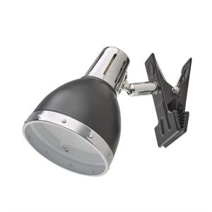 Klämlampa Svart Oriva 15cm