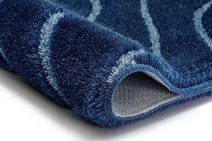 Kleine Wolke Tram Badrumsmatta Blå 55x65cm