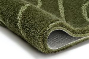 Kleine Wolke Tram Badrumsmatta Grön 55x65cm