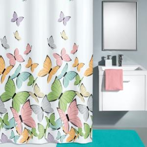 Duschdraperi Multi Kleine Wolke Butterflies 180x200cm