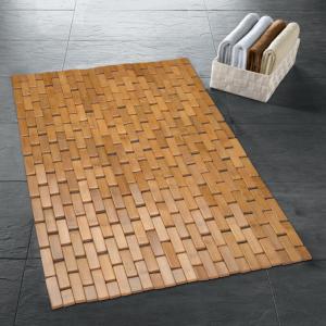 Kleine Wolke Palito Badrumsmatta Trä Natur 50x70cm