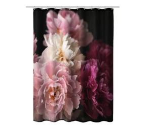 Duschdraperi Rosa/Lila Kleine Wolke Rosemarie 180x200cm