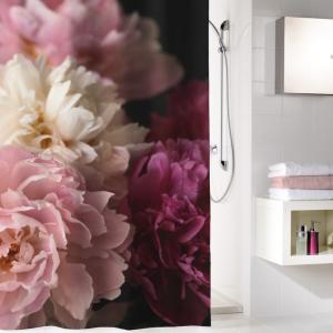 Duschdraperi Rosa/Lila Kleine Wolke Rosemarie 180x200cm