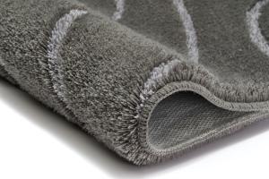 Kleine Wolke Tram Badrumsmatta Antracit 55x65cm