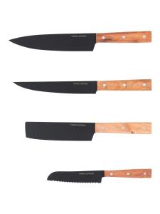 Knivset Orrefors Jernverk 4-Pack Svart