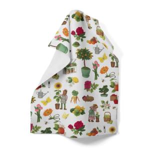 Kökshandduk Arvidssons Textil Gräv & Gro Multi 46x70cm