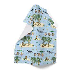 Kökshandduk Arvidssons Textil Kurrekurreduttön Blå 46x70cm