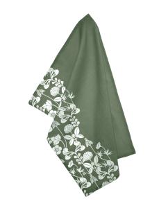 Kökshandduk De Mina Mossgrön 50x70cm Svanefors