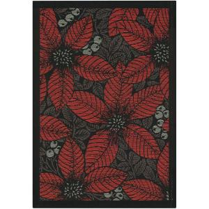 Kökshandduk Ekelund Christmas Flower Svart 35x50cm