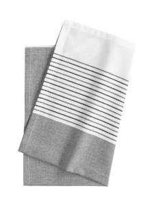 Kökshandduk Kosta Linnewäfveri Stripe Grå 40x60cm