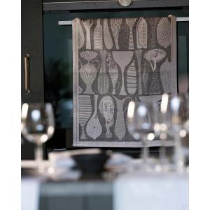 Kökshandduk Svart Ekelund Pottery 35x50cm