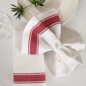 Kökshandduk Vit/Röd Fritz Magnus John 50x70cm