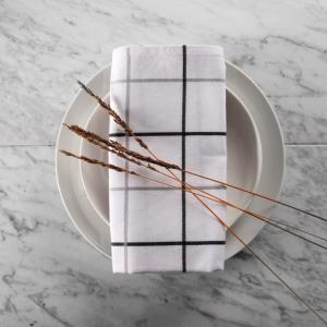 Kökshandduk Vit/Svart/Grå Fritz Magnus Marcus 50x70cm