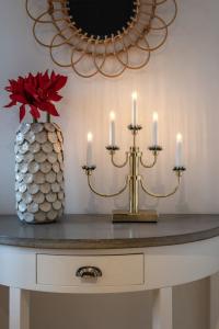 Konstsmide Adventsljusstake Metall Mässing 5L 41cm