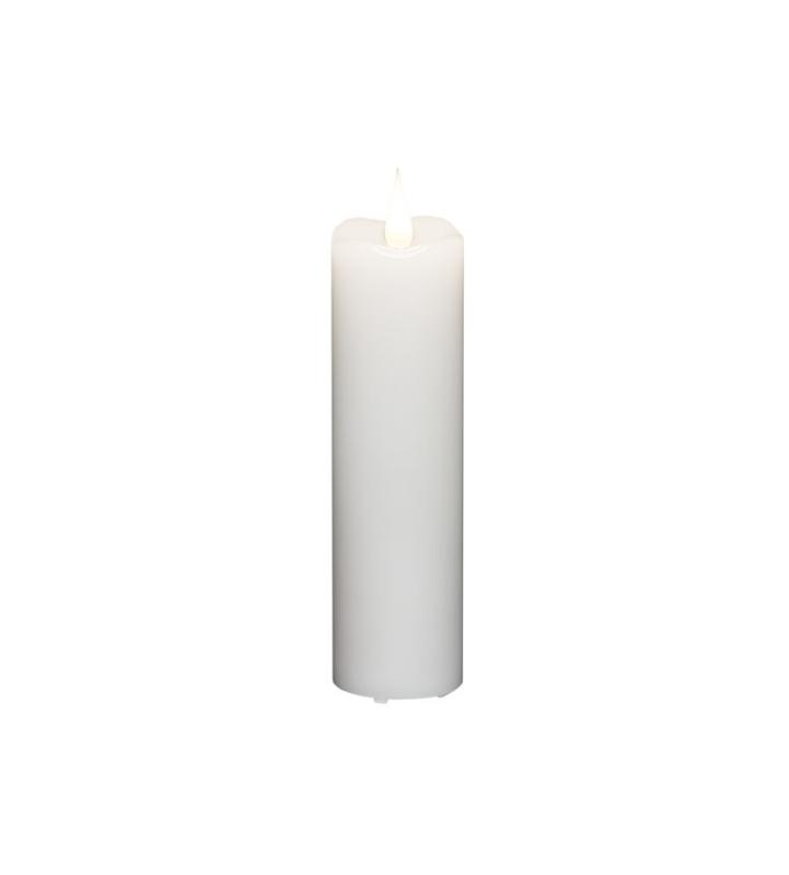 Konstsmide Blockljus LED Vax 3D-Låga Vit 17,8cm at lavanille