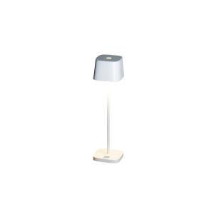 Konstsmide Capri Mini Bordslampa Vit USB