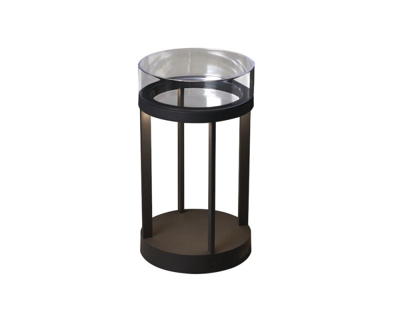 Konstsmide Bordslampa Batteri Grå Chieti USB 25cm at lavanille