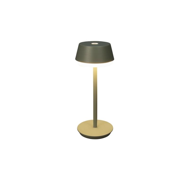 Konstsmide Bordslampa Batteri Grön/Grå Lyon USB at lavanille