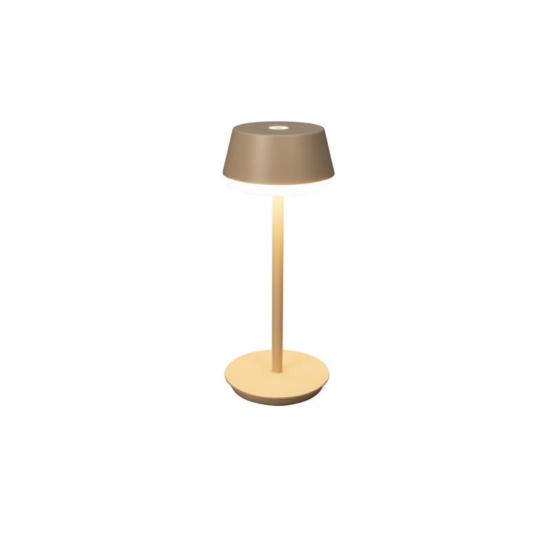 Bordslampa Dimbar Batteri Sand Lyon USB 30cm Konstsmide at lavanille