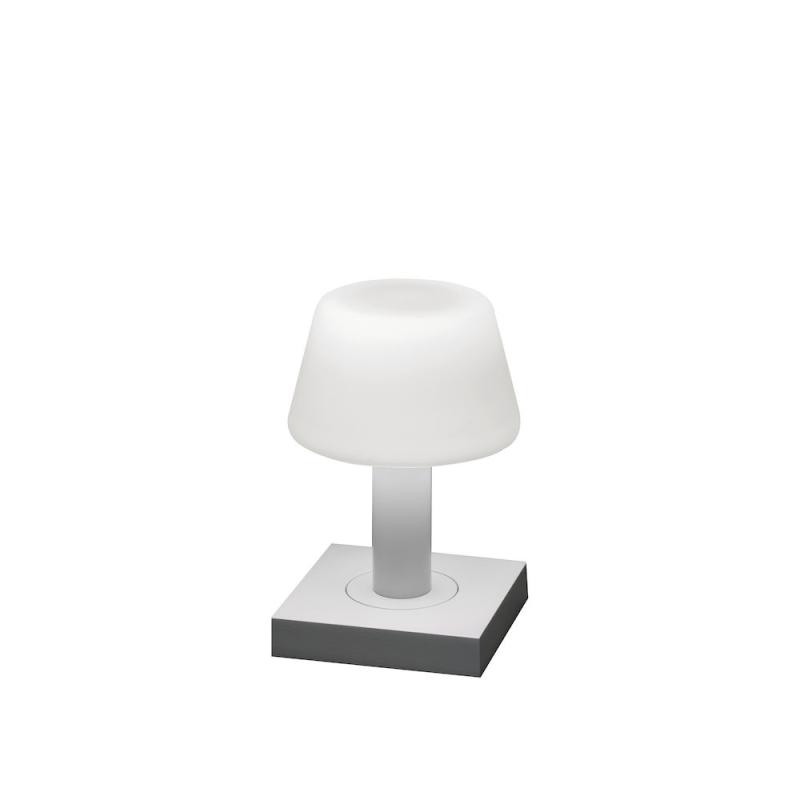 Konstsmide Bordslampa Batteri Vit Monaco USB at lavanille