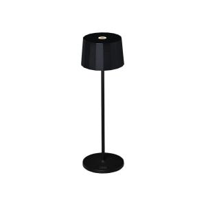 Portabel Bordslampa Positano Svart IP54 35cm Konstsmide