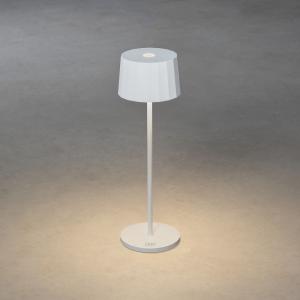 Portabel Bordslampa Positano Vit IP54 35cm Konstsmide