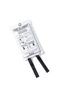 Kosta Linnewäfveri Brandfilt Mocka Vit