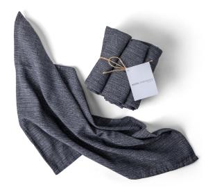 Tygservett Mörkgrå 6-Pack Kosta Linnewäfveri Eliza 45x45cm