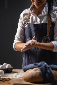 Kosta Linnewäfveri Förkläde Marinblå 65x100cm