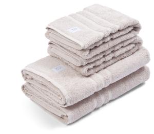 Kosta Linnewäfveri Frottéhandduk 600g Sand 50x70cm