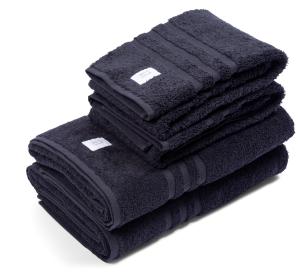 Kosta Linnewäfveri Frottéhandduk 600g Svart 50x70cm