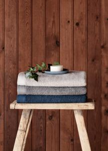 Handduk Frotté Mörkgrå 50x70cm Kosta Linnewäfveri