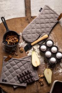 Kosta Linnewäfveri Grillvante Grå